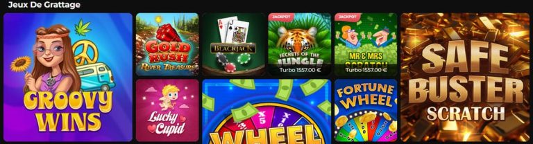 Winorama Casino jeux grattage